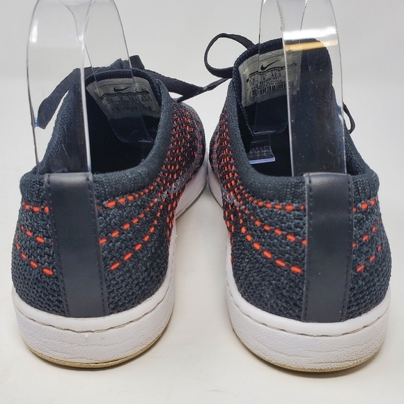 NIKE NIKECOURT TENNIS CLASSIC ULTRA FLYKNIT BLACK SNEAKERS SHOES WOMEN SIZE 10.5 - Picture 7 of 12